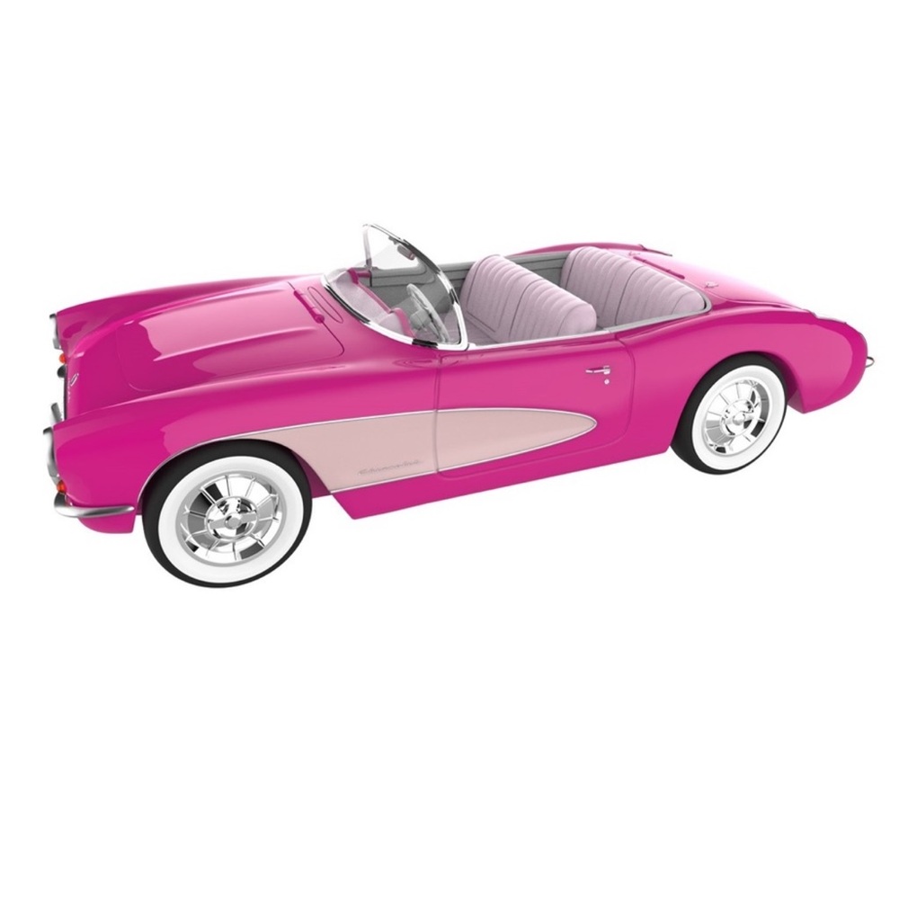 Amc Barbie: The Movie Collectible Pink Corvette Convertible Popcorn Container